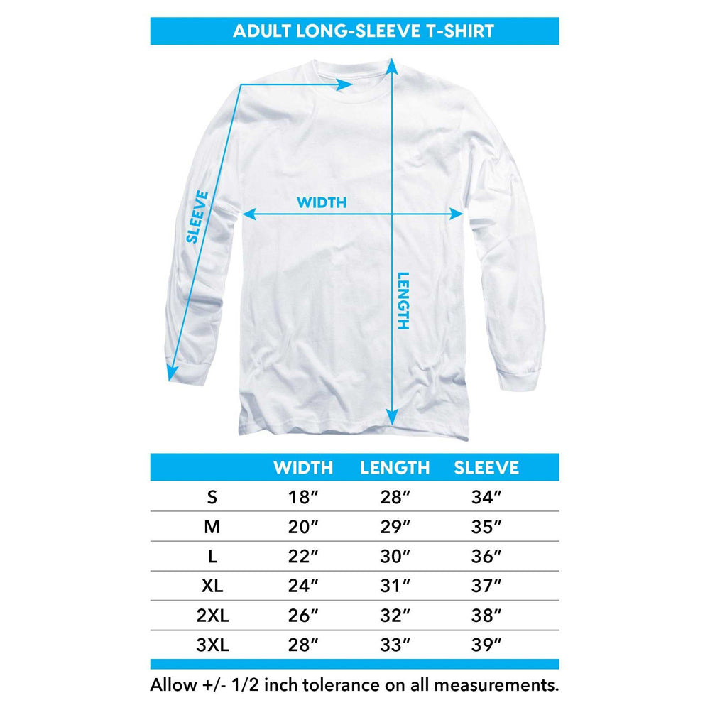 Black - Lifestyle - Bob Ross Unisex Adult Mountain Serenity Long-Sleeved T-Shirt