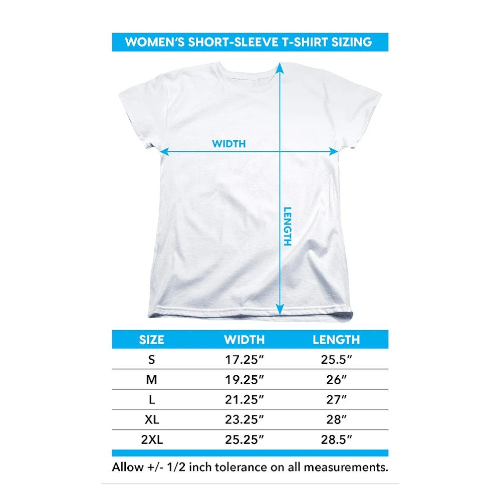 White - Pack Shot - Bob Ross Womens-Ladies Valley Hair Fitted T-Shirt