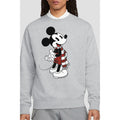 Sport Heather - Back - Disney Unisex Adult Mickey Mouse Scarf Christmas Sweatshirt