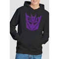 Black - Back - Transformers Mens Decepticon Hoodie