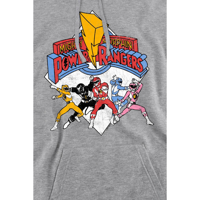 Sport Heather - Lifestyle - Power Rangers Mens Retro Rangers Hoodie