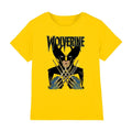 Yellow - Front - Marvel Childrens-Kids X-Men Wolverine Action Shot T-Shirt