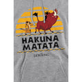 Sport Heather - Side - The Lion King Mens Hakuna Matata Pumbaa Timon Hoodie