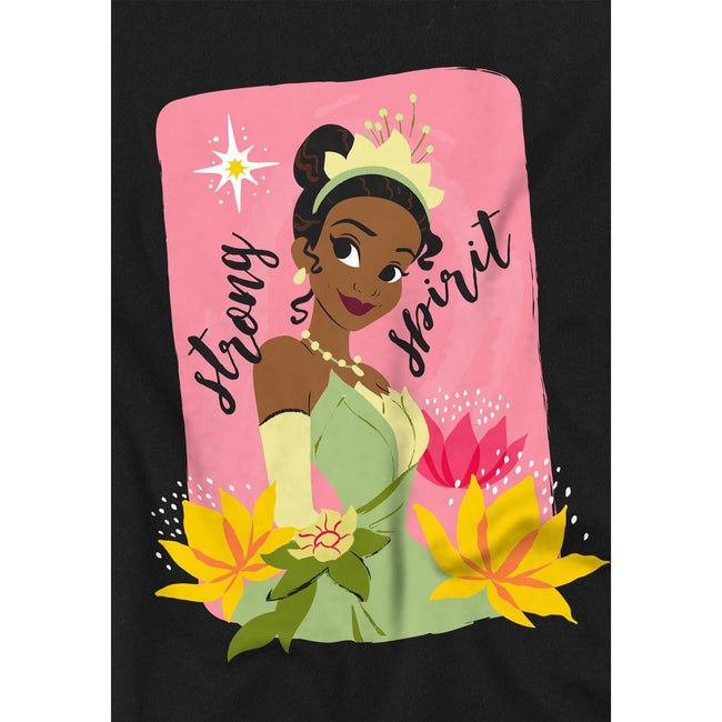 Black - Lifestyle - The Princess and the Frog Childrens-Kids Strong Spirit Tiana T-Shirt