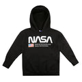 Black - Front - NASA Boys National Aeronautics Hoodie
