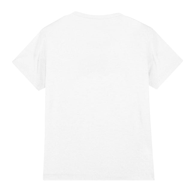 White - Back - Disney Childrens-Kids Mickey & Minnie Mouse Kiss Sketch Valentine`s Day T-Shirt