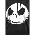 Black - Side - The Nightmare Before Christmas Mens Jack Face Hoodie