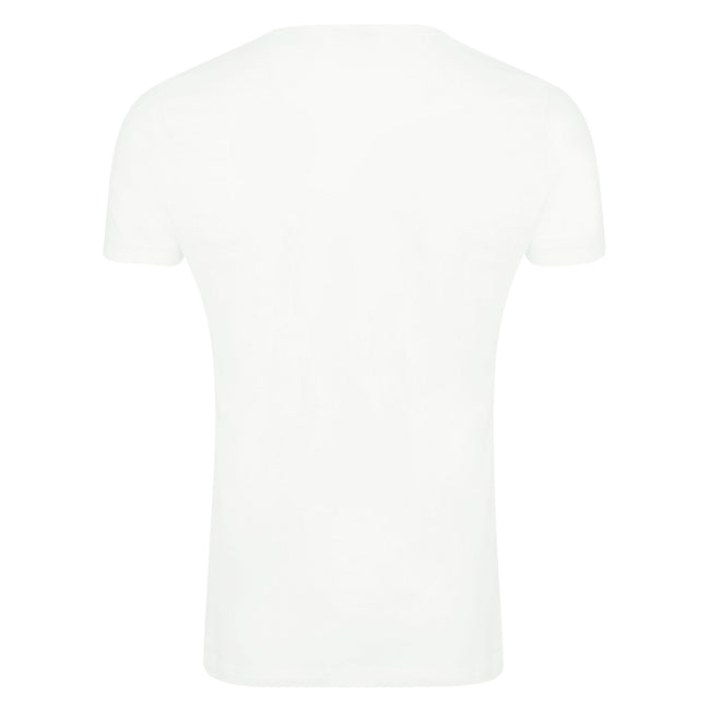 White - Back - Star Wars Mens Retro Logo Cotton T-Shirt