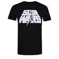 Black - Front - Star Wars Mens Retro Logo Cotton T-Shirt