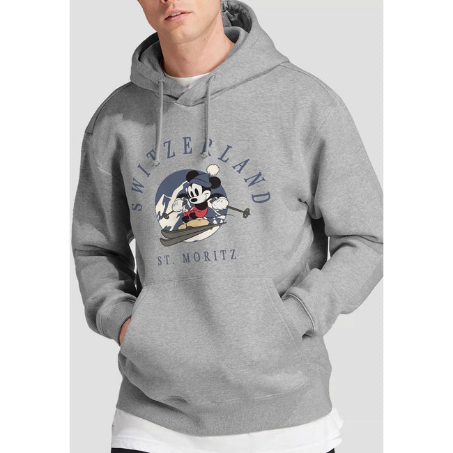 Sport Heather - Lifestyle - Disney Mens Switzerland Mickey Mouse Hoodie