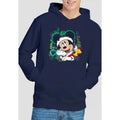 Navy - Lifestyle - Disney Mens Mickey Mouse Wreath Christmas Hoodie