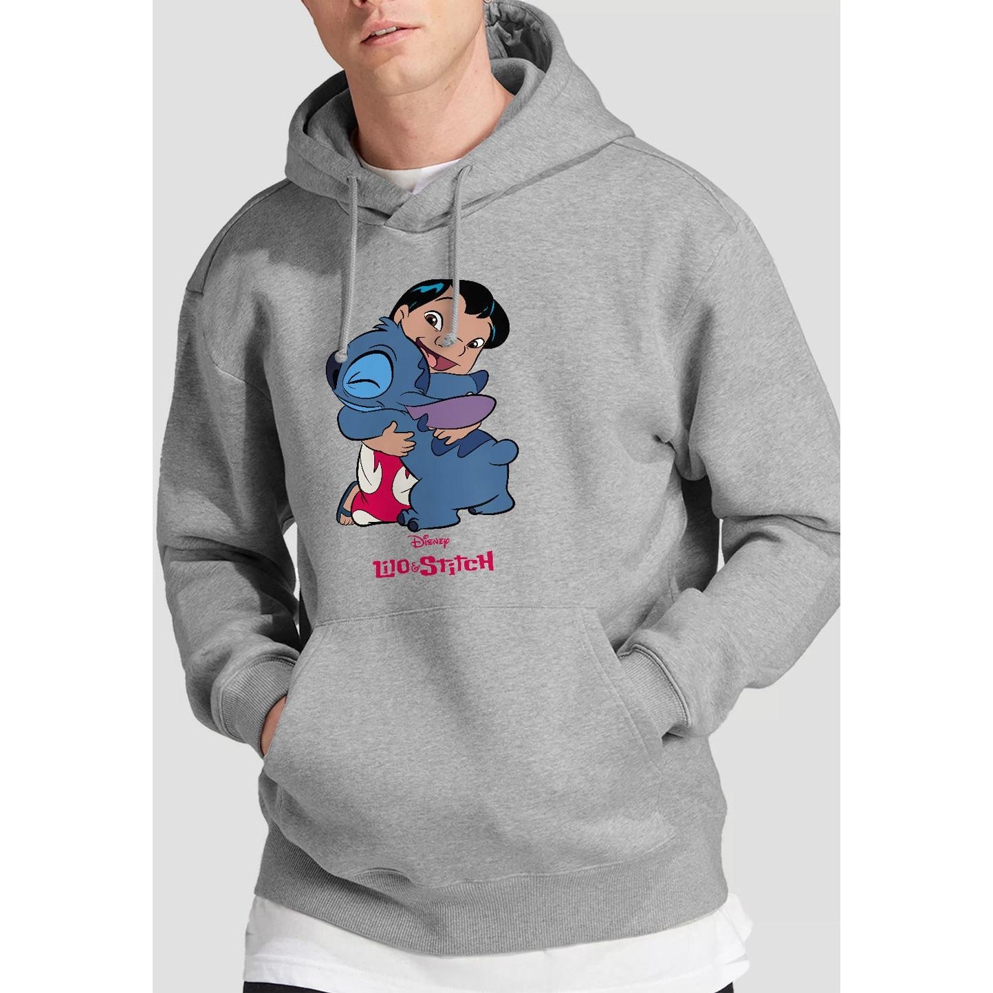 Sport Heather - Lifestyle - Lilo & Stitch Mens 90s Hug Hoodie