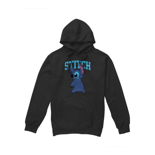 Black - Front - Lilo & Stitch Mens Classic Pose Hoodie