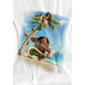White - Side - Moana Childrens-Kids Poster T-Shirt
