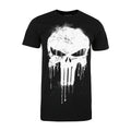 Black - Front - The Punisher Mens Skull T-Shirt