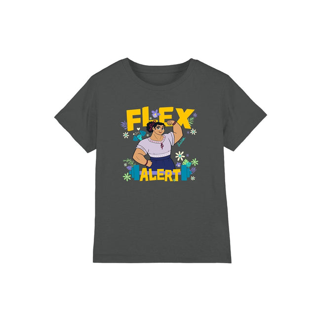 Charcoal - Front - Encanto Childrens-Kids Flex Alert Luisa T-Shirt