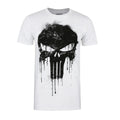 White - Front - The Punisher Mens Skull T-Shirt