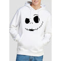 White - Lifestyle - The Nightmare Before Christmas Mens Jack Face Hoodie