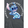 Charcoal - Side - Lilo & Stitch Mens Good Day Hoodie