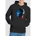 Black - Side - Star Wars Mens Obi Wan Kenobi Vader Poster Hoodie