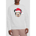 White - Side - Disney Unisex Adult Mickey Mouse Christmas Lights Wrap Sweatshirt
