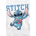 White - Lifestyle - Lilo & Stitch Unisex Adult Clutching Hearts Sweatshirt