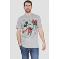 Sport Heather - Side - Disney Mens Mickey Mouse Present Christmas T-Shirt
