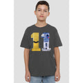 Charcoal - Side - Star Wars Childrens-Kids 11 C3PO R2-D2 T-Shirt