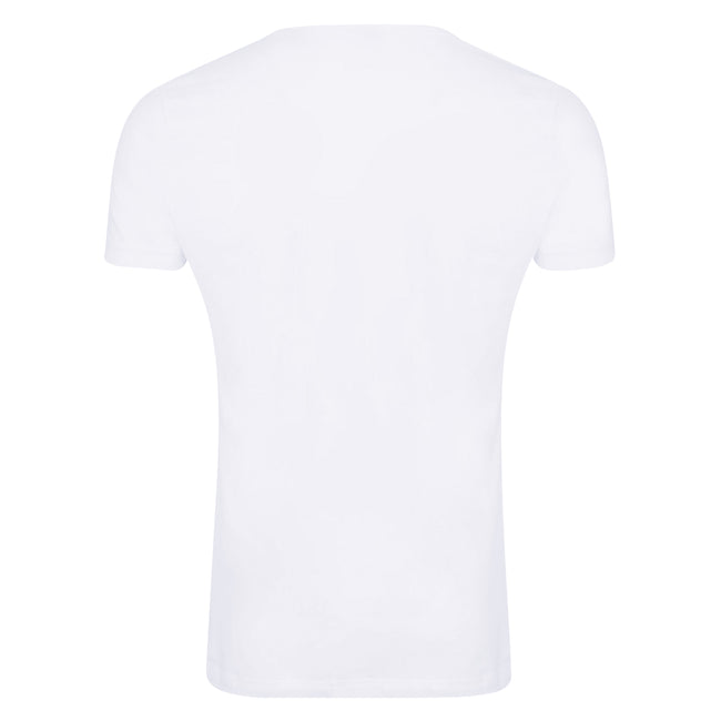 White - Back - NASA Mens Rainbow T-Shirt