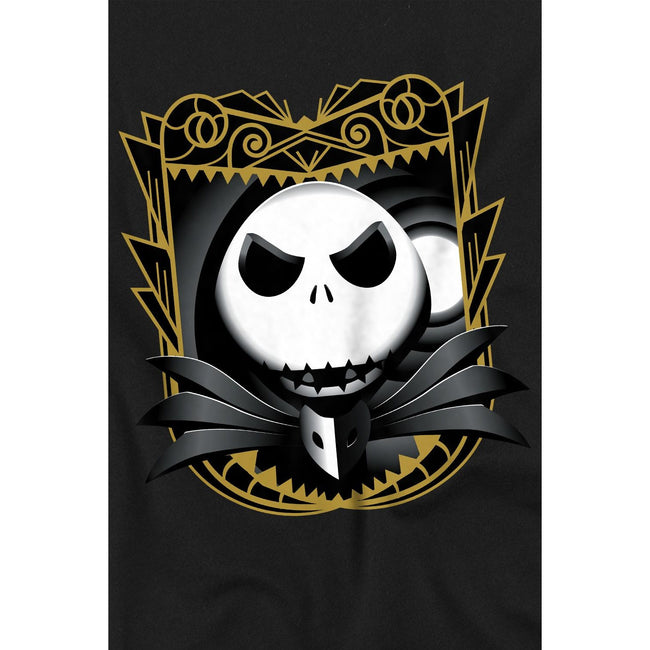 Black - Lifestyle - The Nightmare Before Christmas Childrens-Kids Jack Skellington Shaded T-Shirt