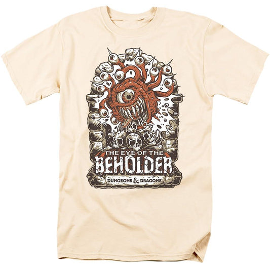 Natural - Front - Dungeons & Dragons Mens Arch Of The Beholder T-Shirt