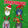 Kelly Green - Side - Transformers Childrens-Kids Robot T-Shirt