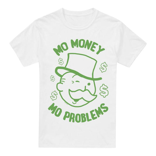 White - Front - Monopoly Mens Mo Problems T-Shirt
