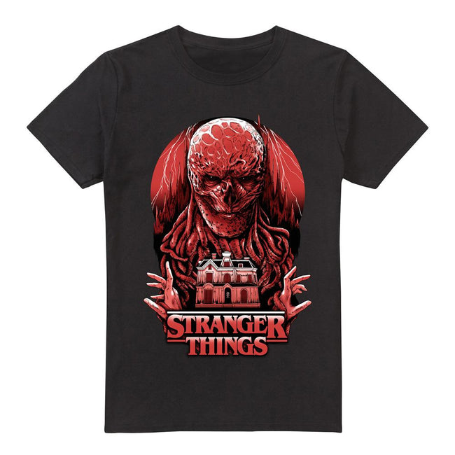 Black - Front - Stranger Things Mens Vecna Horror T-Shirt