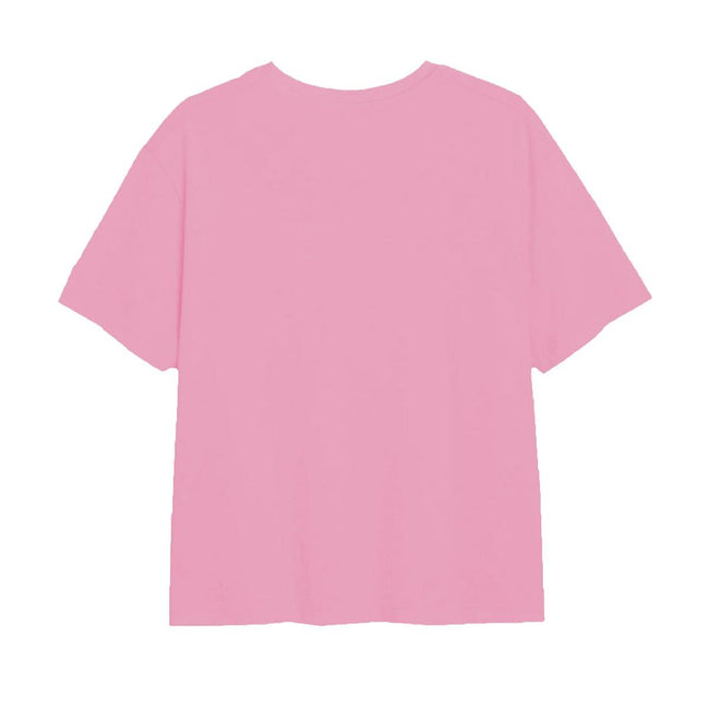 Pink - Back - Monsters Inc Childrens-Kids Icons T-Shirt