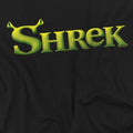 Black - Side - Shrek Mens Logo T-Shirt