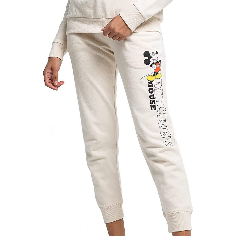 Stone - Lifestyle - Disney Womens-Ladies Hello Mickey Mouse Jogging Bottoms