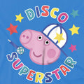 Turquoise - Side - Peppa Pig Childrens-Kids Superstar George Pig Disco T-Shirt