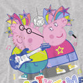 Sport Heather - Side - Peppa Pig Mens Party Time Mummy Pig Daddy pig T-Shirt