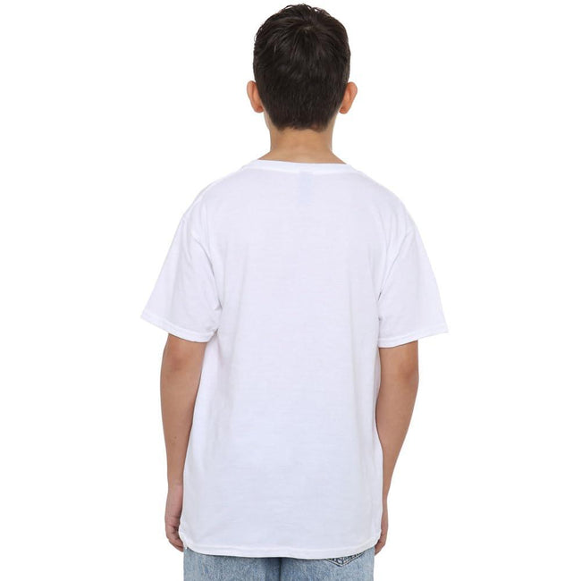 White - Pack Shot - Peppa Pig Childrens-Kids Floral Rainbow T-Shirt