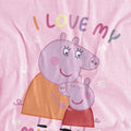 Light Pink - Side - Peppa Pig Childrens-Kids I Love My Mummy T-Shirt