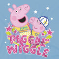Light Blue - Side - Peppa Pig Childrens-Kids Piggle Wiggle T-Shirt