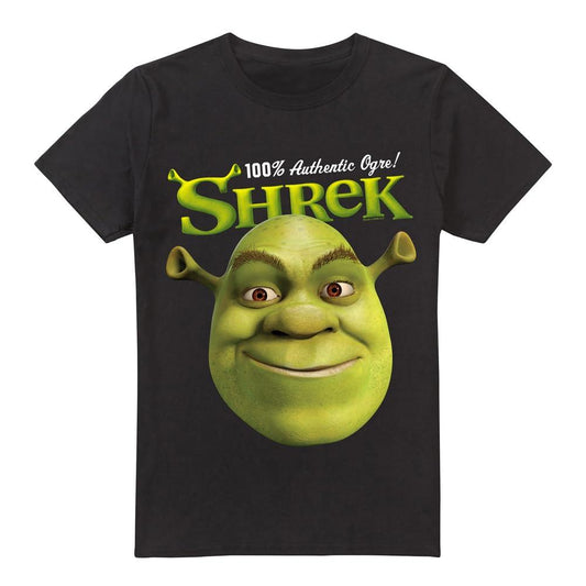 Black - Front - Shrek Mens Authentic Ogre T-Shirt