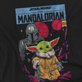 Black - Pack Shot - Star Wars: The Mandalorian Mens Grogu Comic T-Shirt