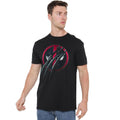 Black - Side - Deadpool & Wolverine Mens Wolverine Claws T-Shirt