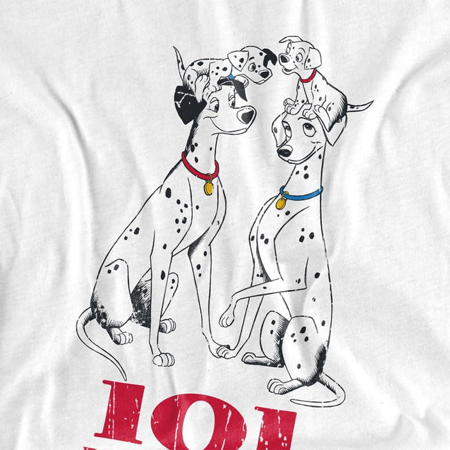 White - Pack Shot - 101 Dalmatians Mens T-Shirt