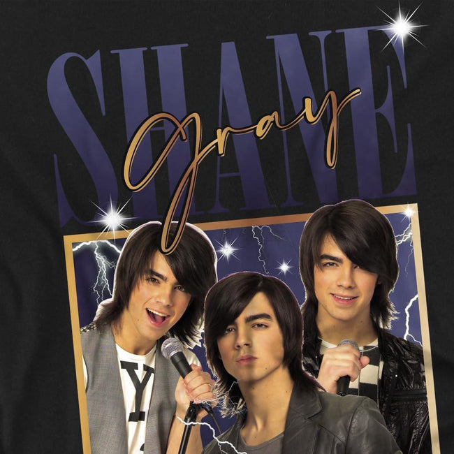 Black - Pack Shot - Camp Rock Mens Shane Montage T-Shirt
