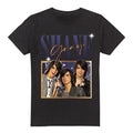 Black - Front - Camp Rock Mens Shane Montage T-Shirt