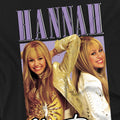 Black - Pack Shot - Hannah Montana Mens Hannah Montana Montage T-Shirt