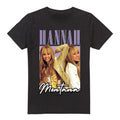 Black - Front - Hannah Montana Mens Hannah Montana Montage T-Shirt